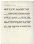 Leslie Howard Agreement Signed Regarding ''the role of ASHLEY in our photoplay entitled GONE WITH THE WIND''